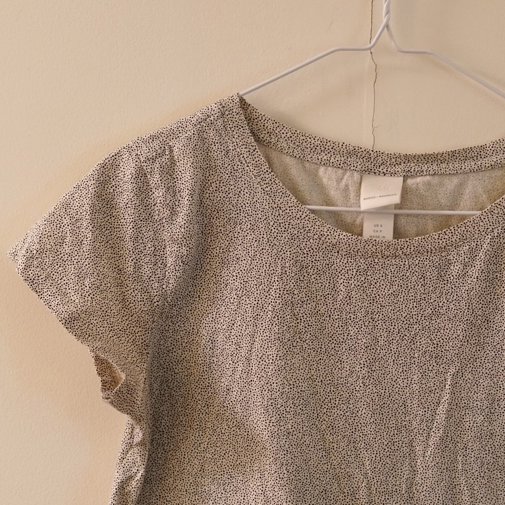 Patterned Cotton T Shirt